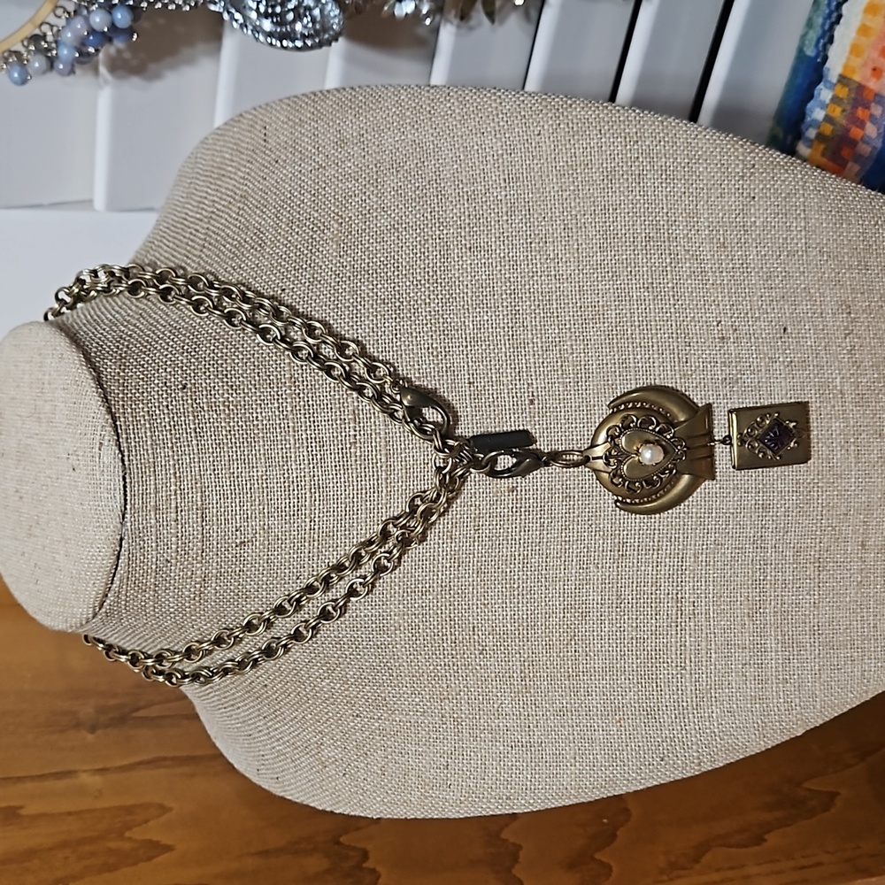 Vintage Jan Michaels necklace brooch